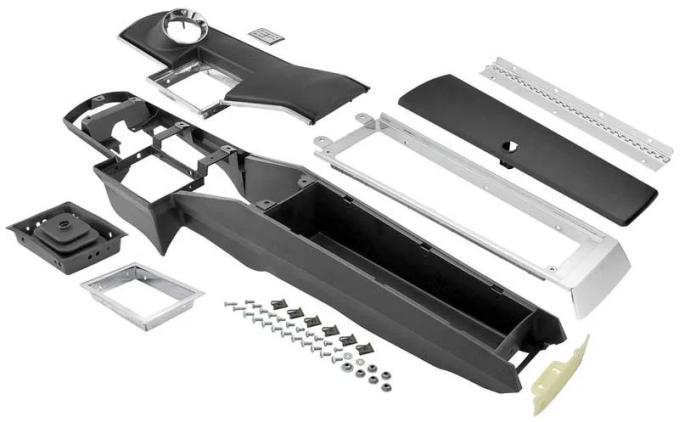 AMD Center Console Kit w/o Clock, 4 Speed, 66-67 Chevelle El Camino P-C561WD