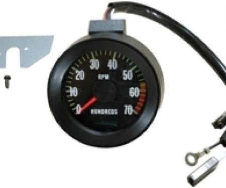 Chevelle Tachometer, 6000 RPM Redline, 1967