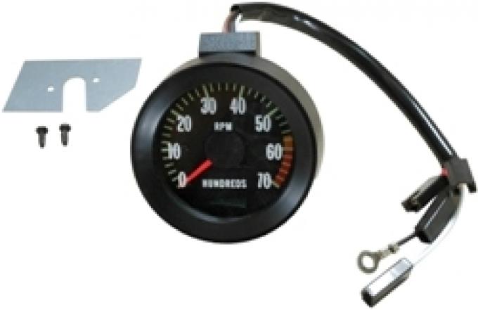 Chevelle Tachometer, 6000 RPM Redline, 1967