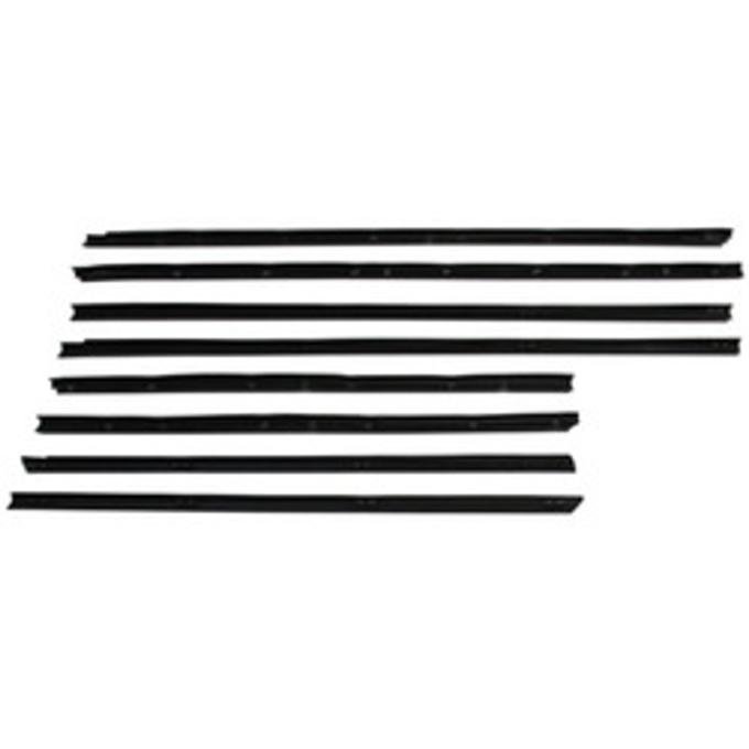 Metro Moulded Parts Window Sweeper Kit. Fits 64 Skylark 2 Door Hardtop. 8 Pc WC 1700-10