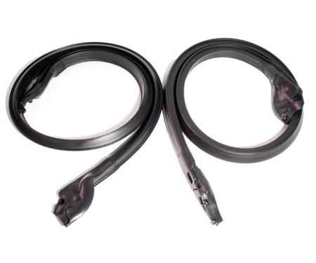 Metro Moulded Parts 1973-1977 Alfa Romeo / Chevrolet / GMC Roof Rail Seals with Molded Ends. for 2-Door Hardtop RR 5019-E