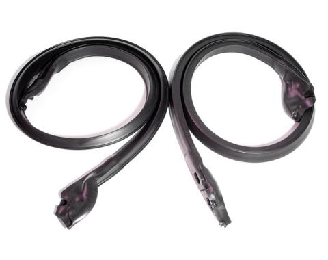 Metro Moulded Parts 1973-1977 Alfa Romeo / Chevrolet / GMC Roof Rail Seals with Molded Ends. for 2-Door Hardtop RR 5019-E