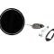 AMD Outside Door Mirror, Round with Smooth Base and Bowtie, 64-65 Chevelle; 63-65 Chevy II Nova X570-3063-1