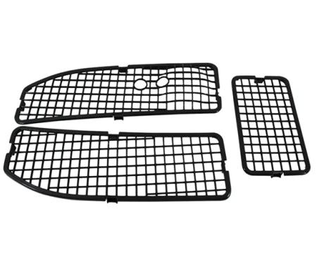 AMD Cowl Grilles, 3 Piece Set, w/o AC, 70-72 Chevelle Malibu El Camino LeMans GTO Grand Prix T-4510