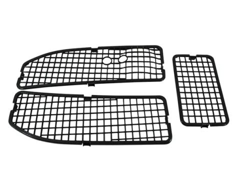 AMD Cowl Grilles, 3 Piece Set, w/ AC, 70-72 Chevelle Malibu El Camino LeMans GTO Grand Prix T-4511