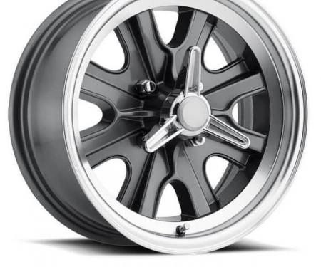 Legendary Wheels 15x7 "HB4" Alloy Rim-4LUG-CHAR Wheel LW90-50744B