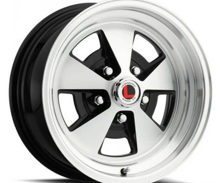 Legendary Wheels 15x7 "FLAT 5" Alloy Rim-BLACK Wheel LW67-50754A