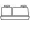 Covercraft 2008-2009 Chevrolet Malibu Precision Fit Endura Second Row Seat Covers GTC1146ENBK