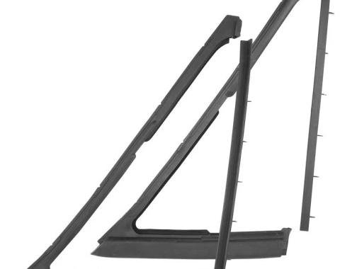 AMD Vent Window Weatherstrips, LH/RH Pair, 68 Chevelle Cutlass GTO Skylark Coupe & Convertible P-VWW2502