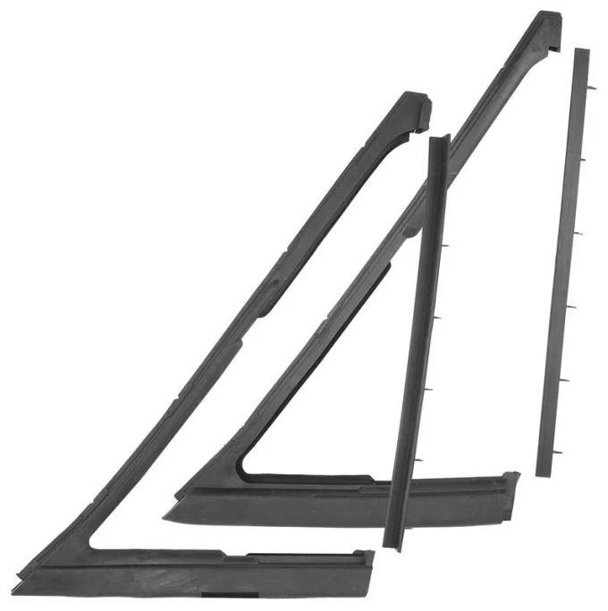 AMD Vent Window Weatherstrips, LH/RH Pair, 68 Chevelle Cutlass GTO Skylark Coupe & Convertible P-VWW2502