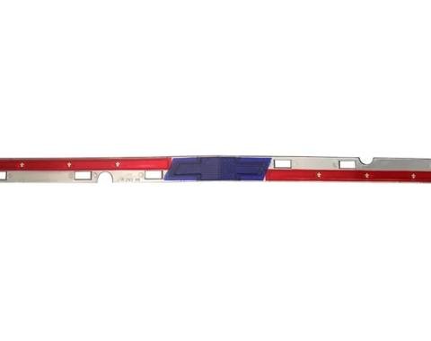 AMD Rear Body Emblem, Blue Bowtie Logo, 66 Chevelle T-4318