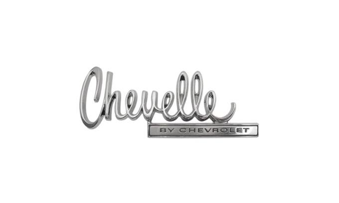 AMD Trunk Emblem, "Chevelle BY CHEVROLET", 70 Chevelle T-4676