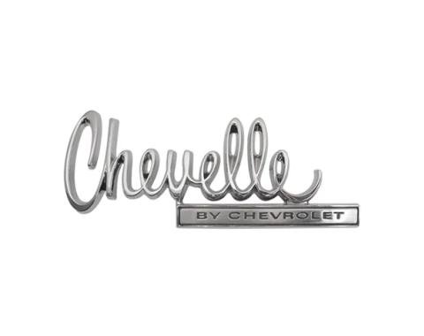 AMD Trunk Emblem, "Chevelle BY CHEVROLET", 70 Chevelle T-4676