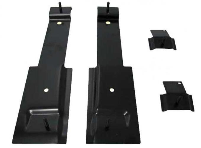 AMD Bucket Seat Floor Brackets, 66-70 Chevelle Skylark GTO Cutlass Monte Carlo 407-3466-S