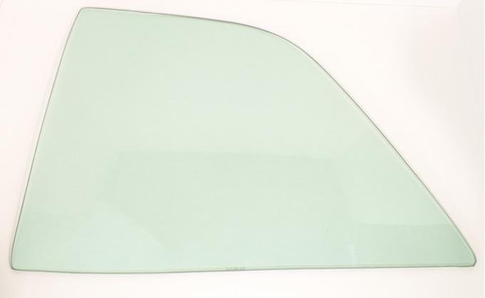 AMD Quarter Glass, Green Tint, LH, 66-67 Chevelle 2DR Sedan (Post) 795-3466-TSL