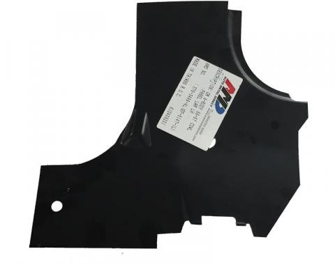 AMD Cowl Side Hinge Panel Lower Reinforcement, LH, 66-67 Chevelle El Camino GTO Skylark Cutlass 376-3466-4L