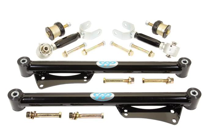 Classic Performance Tubular Trailing Arm Kit for 1964-1967 Chevy Chevelle, A-Body, Rear, Black, Upper and Lower 6467RTUL-KB