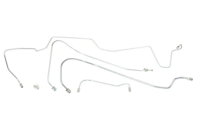 Classic Performance Front Brake Disc Brake Line Conversion Kit, Stainless Steel, Small Block for 1968-72 GMC A-Body 6872FLK-OM