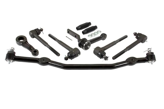 Classic Performance Complete Steering Linkage Kit for 1971-1972 Chevy Chevelle, A-Body, Power Steering, Black Sleeves, Kit 7172SLK-CP
