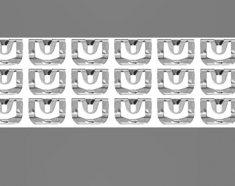 OER 1967-72 GM, Molding Clip, Windshield or Back Window, Upper, Lower, 25 Piece Set 154010
