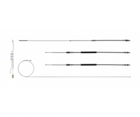 Right Stuff 1968-72 GM A-Body W/THM400, OE Steel Emergency Brake Cable Kit RSBCA04