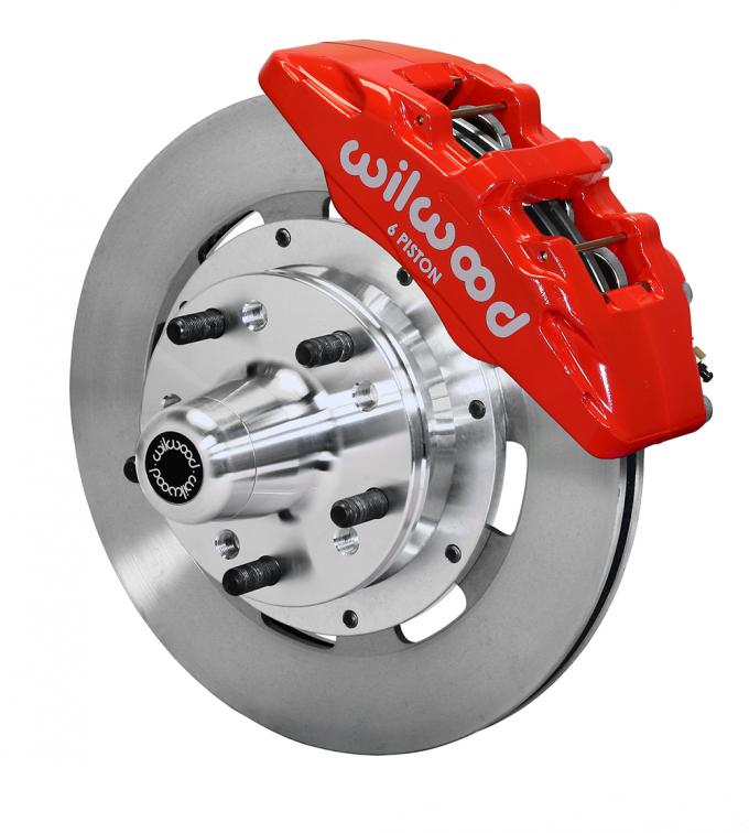 Wilwood Brakes Forged Dynapro 6 Big Brake Front Brake Kit (Hub) 140-10738-R