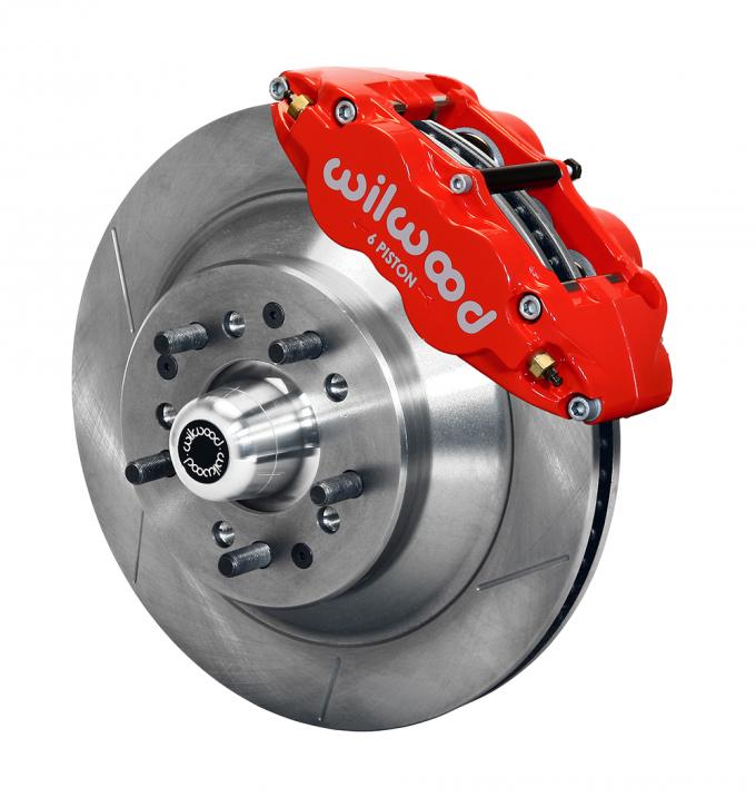 Wilwood Brakes Forged Narrow Superlite 6R Big Brake Front Brake Kit (Hub and 1PC Rotor) 140-12278-R