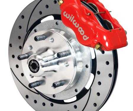 Wilwood Brakes Forged Dynalite Big Brake Front Brake Kit (Hub) 140-8582-DR