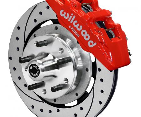 Wilwood Brakes Forged Dynapro 6 Big Brake Front Brake Kit (Hub) 140-10510-DR