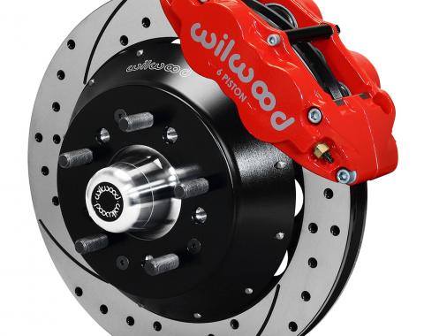 Wilwood Brakes Forged Narrow Superlite 6R Dust-Seal Big Brake Front Brake Kit (Hub) 140-15409-DR