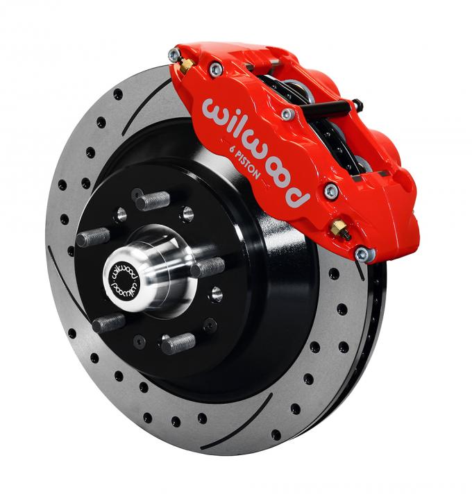 Wilwood Brakes Forged Narrow Superlite 6R Big Brake Front Brake Kit (Hub and 1PC Rotor) 140-12271-DR