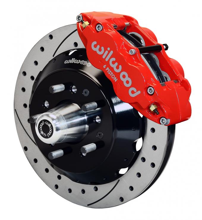 Wilwood Brakes Forged Narrow Superlite 6R Big Brake Front Brake Kit (Hub) 140-10238-DR