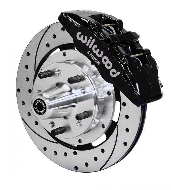 Wilwood Brakes Forged Dynapro 6 Big Brake Front Brake Kit (Hub) 140-12837-D