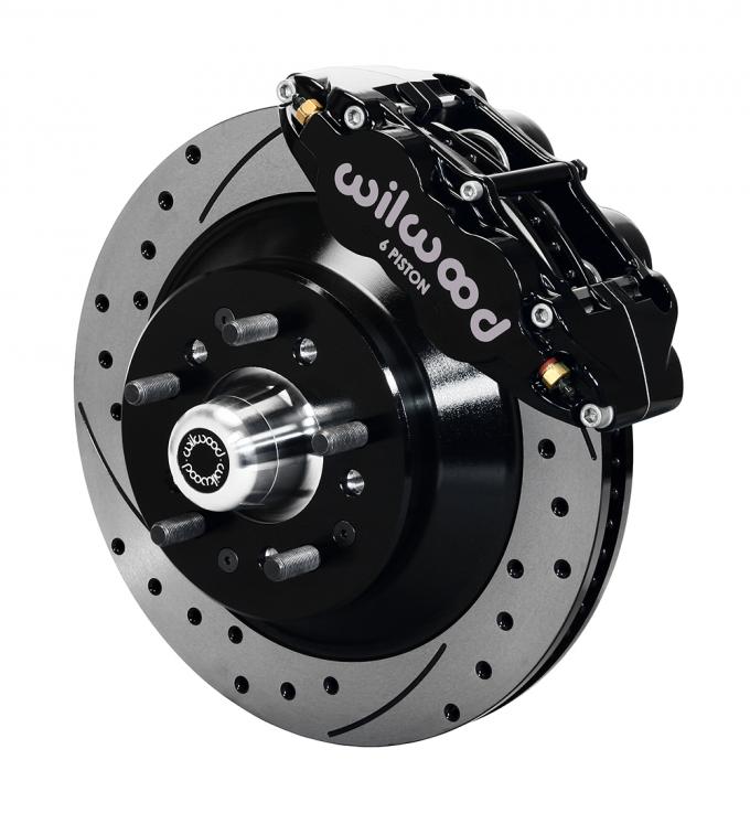 Wilwood Brakes Forged Narrow Superlite 6R Big Brake Front Brake Kit (Hub and 1PC Rotor) 140-12278-D