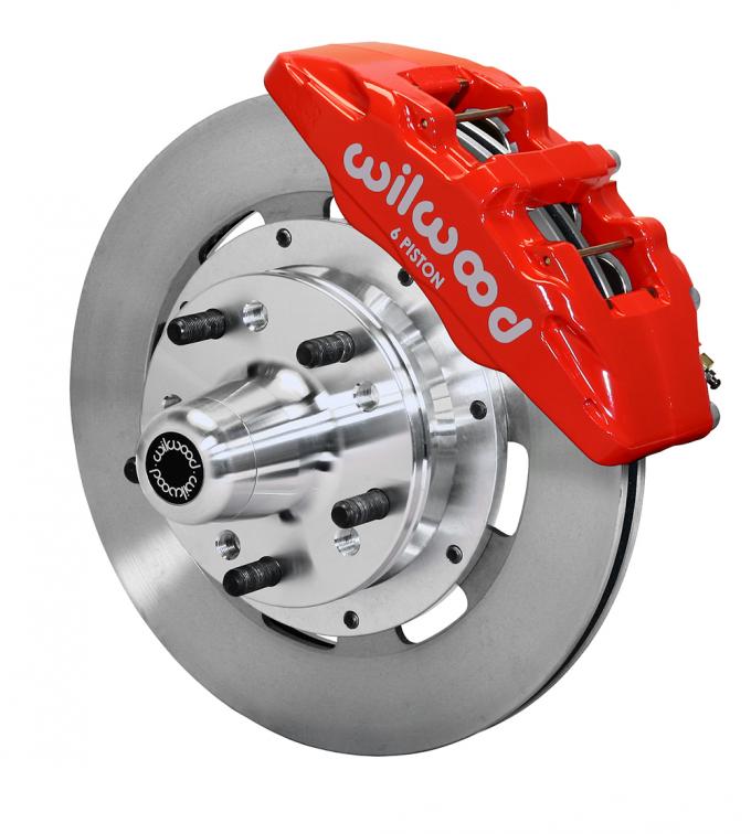 Wilwood Brakes Forged Dynapro 6 Big Brake Front Brake Kit (Hub) 140-12837-R