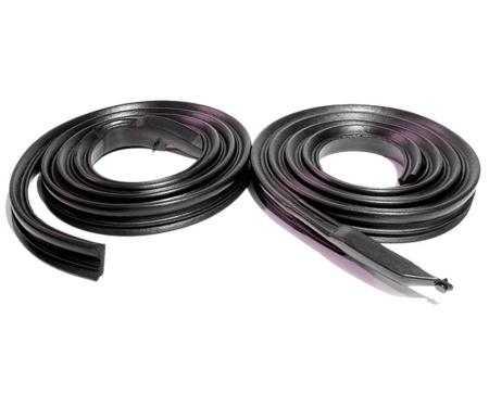 Metro Moulded Parts 1966-1967 Oldsmobile / Chevrolet / Buick / Pontiac Molded Roof Rail Seals for 2-Door Hardtop Only. Pair r&l RR 5001