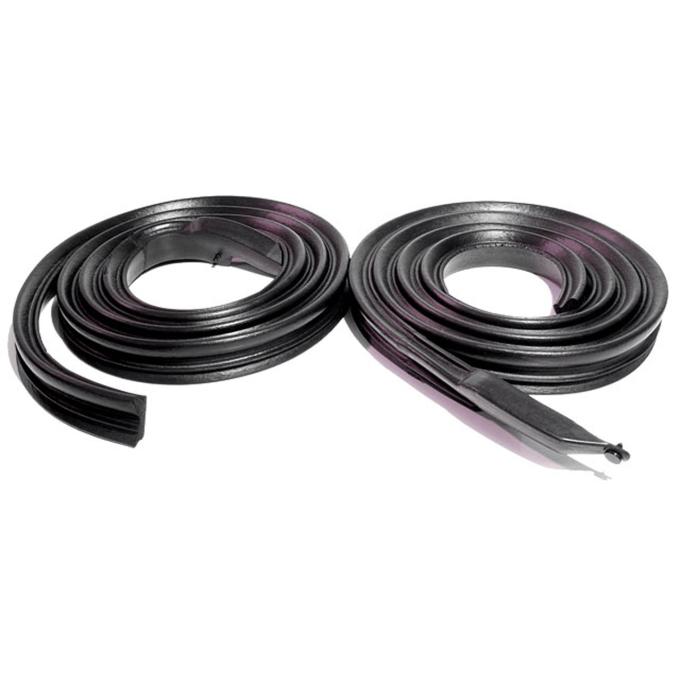 Metro Moulded Parts 1966-1967 Oldsmobile / Chevrolet / Buick / Pontiac Molded Roof Rail Seals for 2-Door Hardtop Only. Pair r&l RR 5001