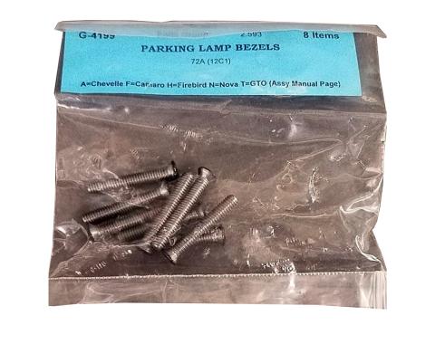 Goodmark Industries 1972 Chevrolet Chevelle Screw Set/Kit GMK4033076721S