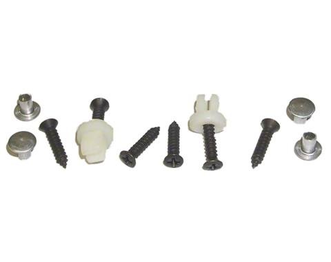 Goodmark Industries 1966 Chevrolet Headlight Door Bezel Hardware Kit GMK403106066S