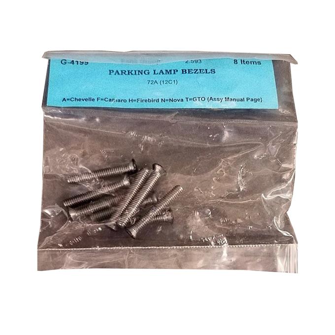 Goodmark Industries 1972 Chevrolet Chevelle Screw Set/Kit GMK4033076721S