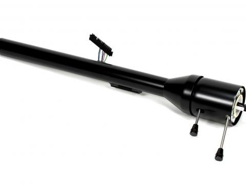 ididit CUSTOM 1967-68 Camaro Chevelle GTO Tilt Floor Shift Steering Column - Black 1120689951