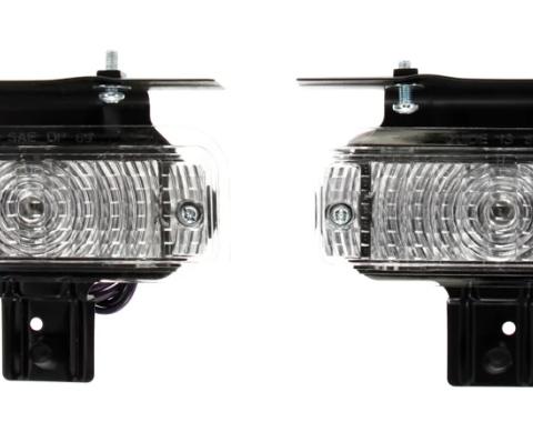 AMD Parking Lamp Assemblies, LH/RH Pair, 69 Chevelle Non SS X137-3469-CS