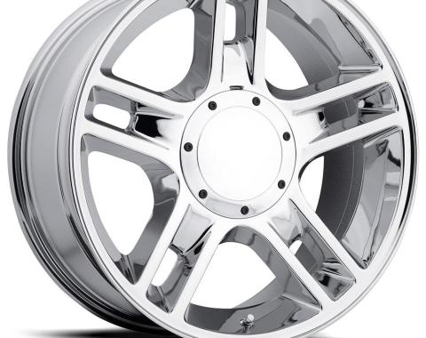 Factory Reproductions FR 51 &ndash; Ford Harley Replica Wheels 22x9.5 5x135/5x5.5 +14 HB 87.0 2000 F-150 Harley Chrome with Cap 51295145301
