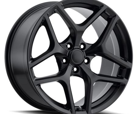 Factory Reproductions FR 27f &ndash; Z28 Camaro Replica Flow Form Wheels 20x9 5x120 +27 HB 66.9 Camaro Z28 Flow Form Satin Black with Cap 27090272003F