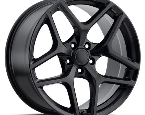 Factory Reproductions FR 27f &ndash; Z28 Camaro Replica Flow Form Wheels 20x9 5x120 +27 HB 66.9 Camaro Z28 Flow Form Satin Black with Cap 27090272003F