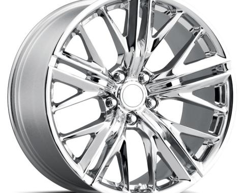 Factory Reproductions FR 28 &ndash; ZL1 Camaro Replica Wheels 20x10 5x120 +32 HB 66.9 2017 ZL1 Style 28 Chrome with Cap 28010322001