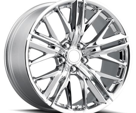 Factory Reproductions FR 28 &ndash; ZL1 Camaro Replica Wheels 20x9 5x120 +25 HB 66.9 2017 ZL1 Style 28 Chrome with Cap 28090252001