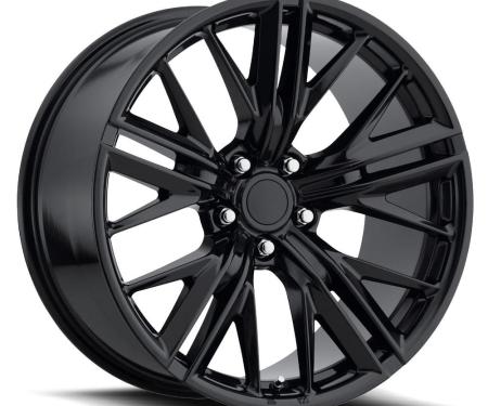 Factory Reproductions FR 28 &ndash; ZL1 Camaro Replica Wheels 20x10 5x120 +32 HB 66.9 2017 ZL1 Style 28 Gloss Black with Cap 28010322002
