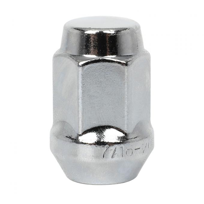 Redline Restomotive® Chevy / Pontiac Bulge Acorn Wheel Lug Nut, 7/16-20 Chrome Plated