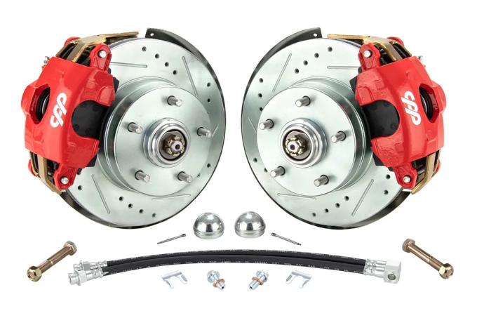 Classic Performance Front Disc Brake Kit For Disc Brake Stock Height Spindles 6474WBK-S-UG-R